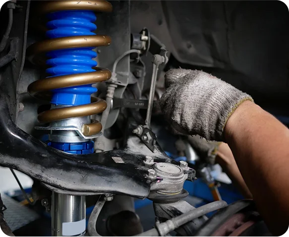 Golf cart suspension and alignment service